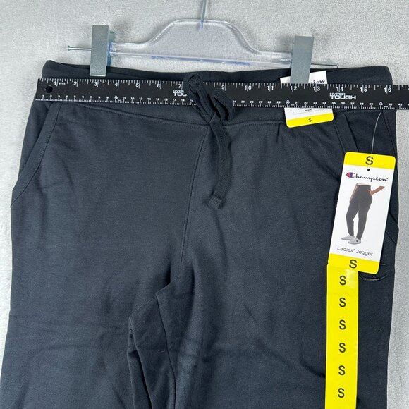 Champion Sueded Fleece Jogger Sweat Pants 1536059 Women Black Size Small - Picture 8 of 10